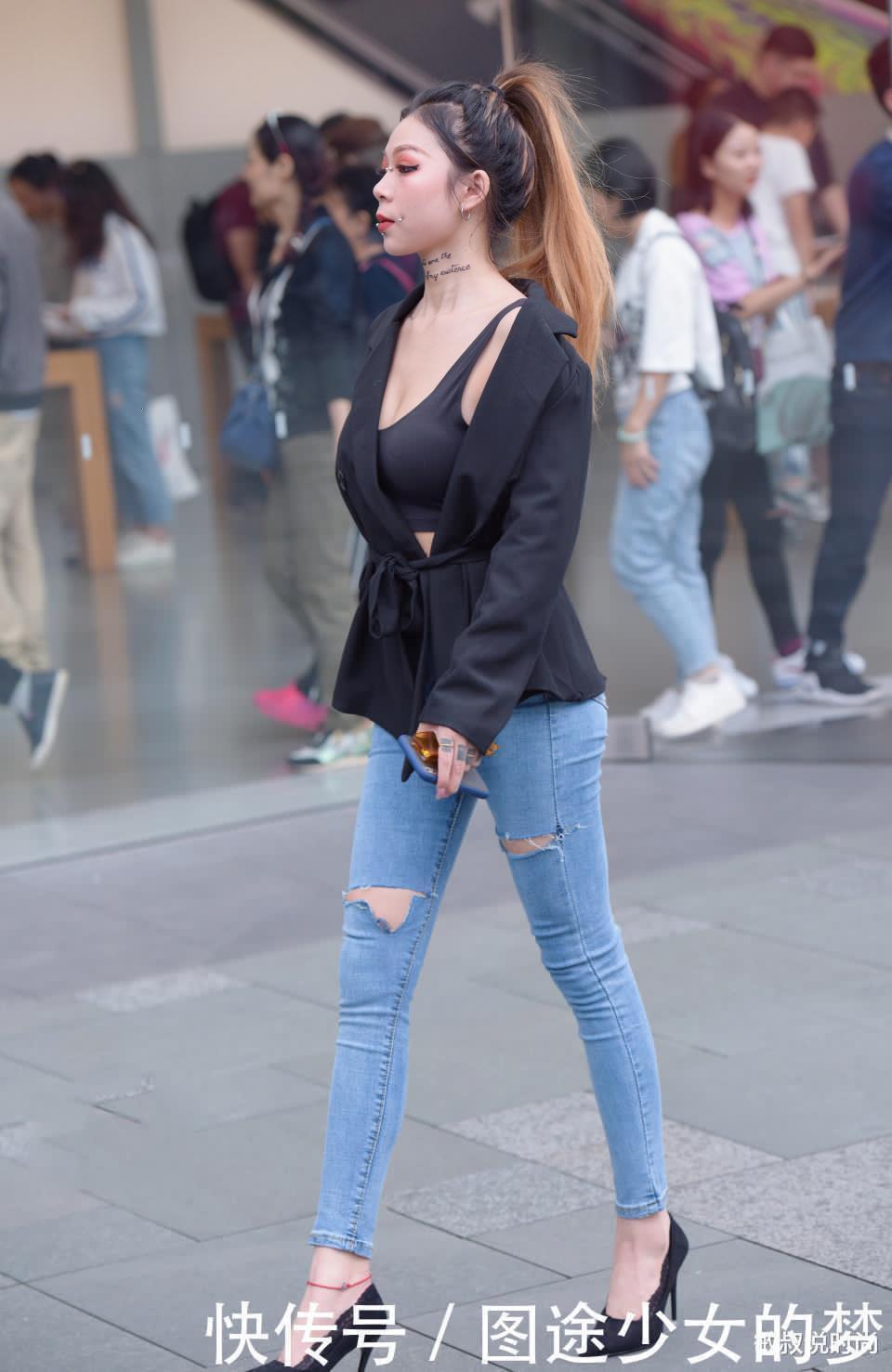 小姐姐|敢打赌吗这位新潮不羁的女孩子，白嫁给你也不敢要