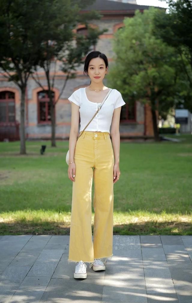 组合|短上衣+阔腿裤,今夏王炸组合好看到尖叫