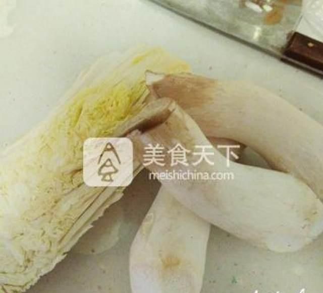 色香味|杏鲍菇拌白菜心,美味的开胃菜,充满了色香味,绝对是对你的贪心