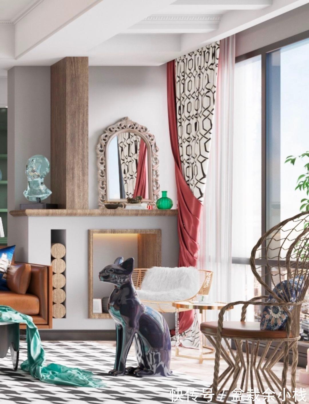 墨绿色|古朴的弧形拱门,墨绿色的半墙,打造出不一样的南洋复古风