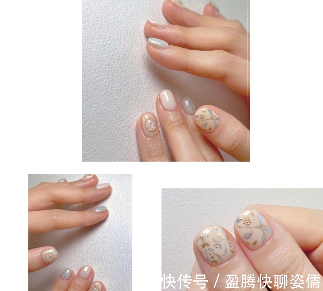 亮片|温柔的美甲款式谁不爱呢?八款知性美甲,让你骨子里都温柔似水!