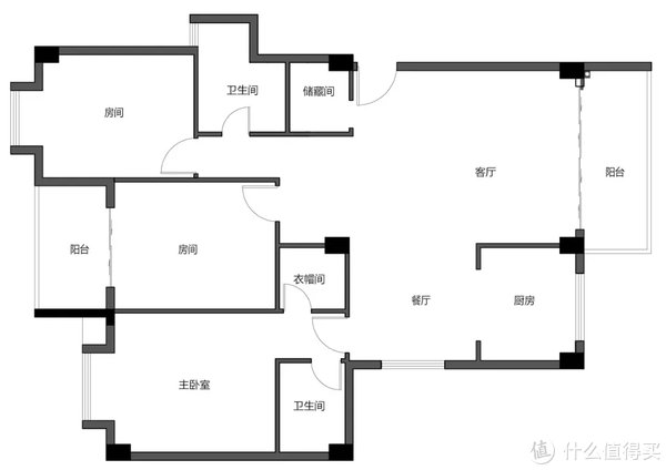 主卧|建筑师125㎡的家，客餐厨时尚大气，卧室朴实无华，装修只花20万