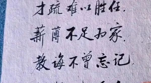 在线条@书法高手用“启功体”写辞职书,清刚劲秀,笔法精妙,字字精彩