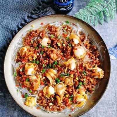 美味|#名厨汁味，圆中秋美味#蒜蓉粉丝蒸扇贝