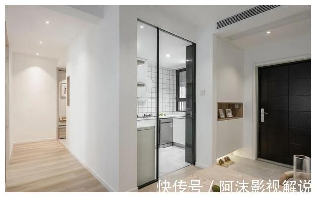 吸油烟机|她坚持89㎡的小家,不做主灯、只装移门,完工后效果很惊艳!