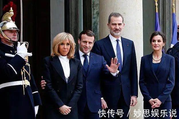 造型 法国第一夫人气质真好，马克龙走路都护着，怪不得布丽吉特逆生长