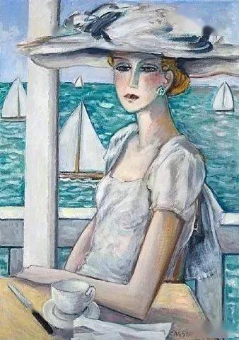 野兽主义#皮埃尔·卡西尼尔:领略野兽主义奔放节奏和表现主义浓烈意蕴油画作品