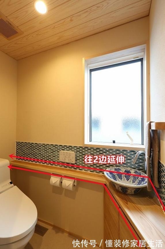 侧装法|越是卫生间面积小,越要用到“侧装法”,占用不到1㎡功能全齐了