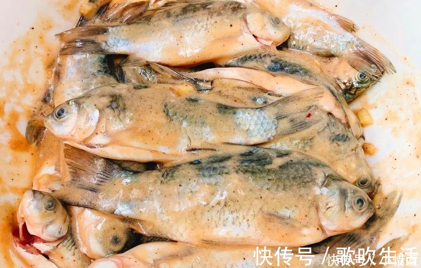 面粉|炸鲫鱼时,用面粉还是淀粉?大厨教您一招,鲫鱼外酥里嫩,真香