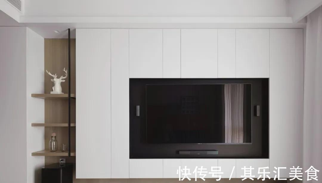 书房|虽只75㎡三口之家,却拥有两间卧室+一个书房,我看出了豪宅样子