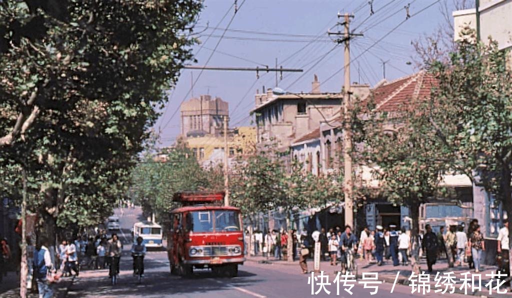 中山路|老照片 青岛记忆1983年, 远近闻名的中山路！