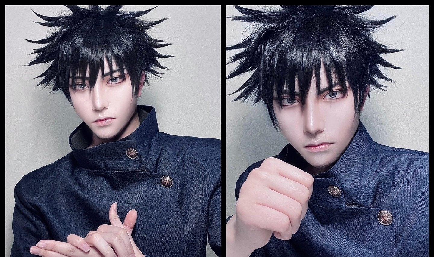 大神|一人COS九角,《咒术回战》全员角色,这位大神通通COS完美