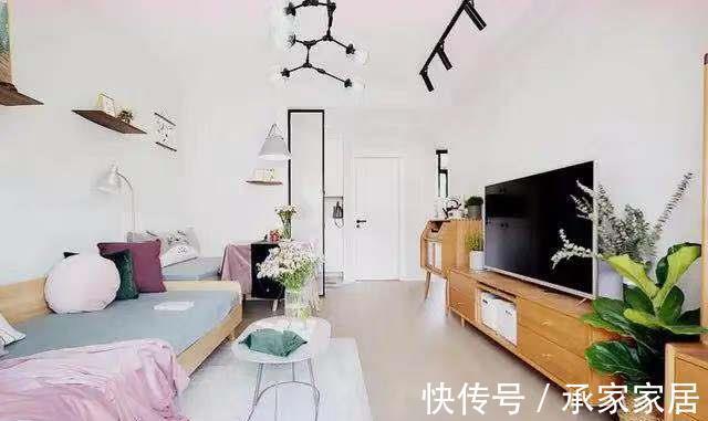 阳台|晒我55平米小户型,全屋不吊顶,只刷大白墙,照样美得移不开眼