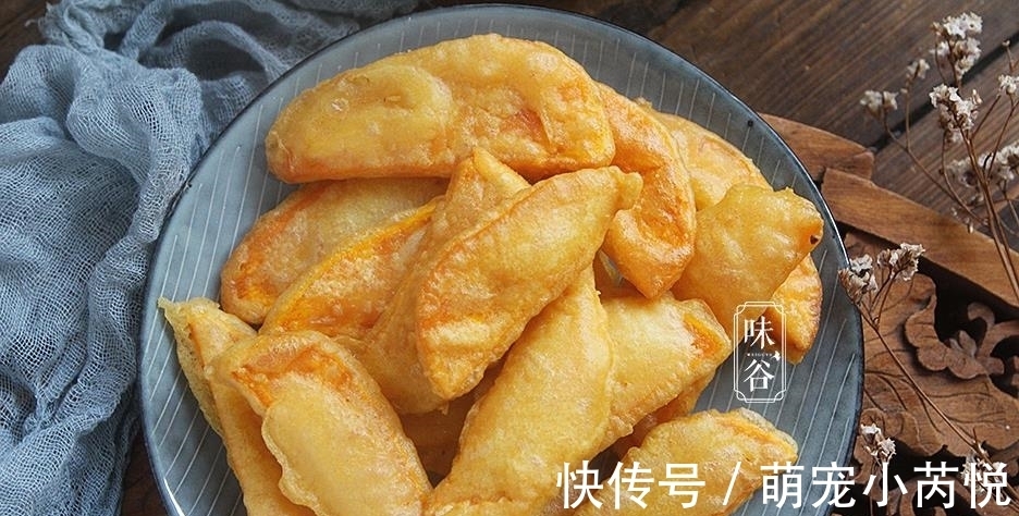 红薯片|红薯新吃法,加上面粉,酥香美味,一周吃3次也吃不腻,比零食香