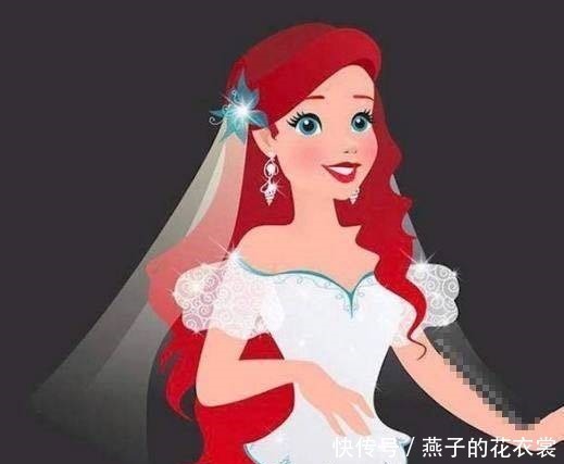 迪士尼公主穿上婚纱!茉莉满身黄金变土豪,木兰中式礼服风姿绰约