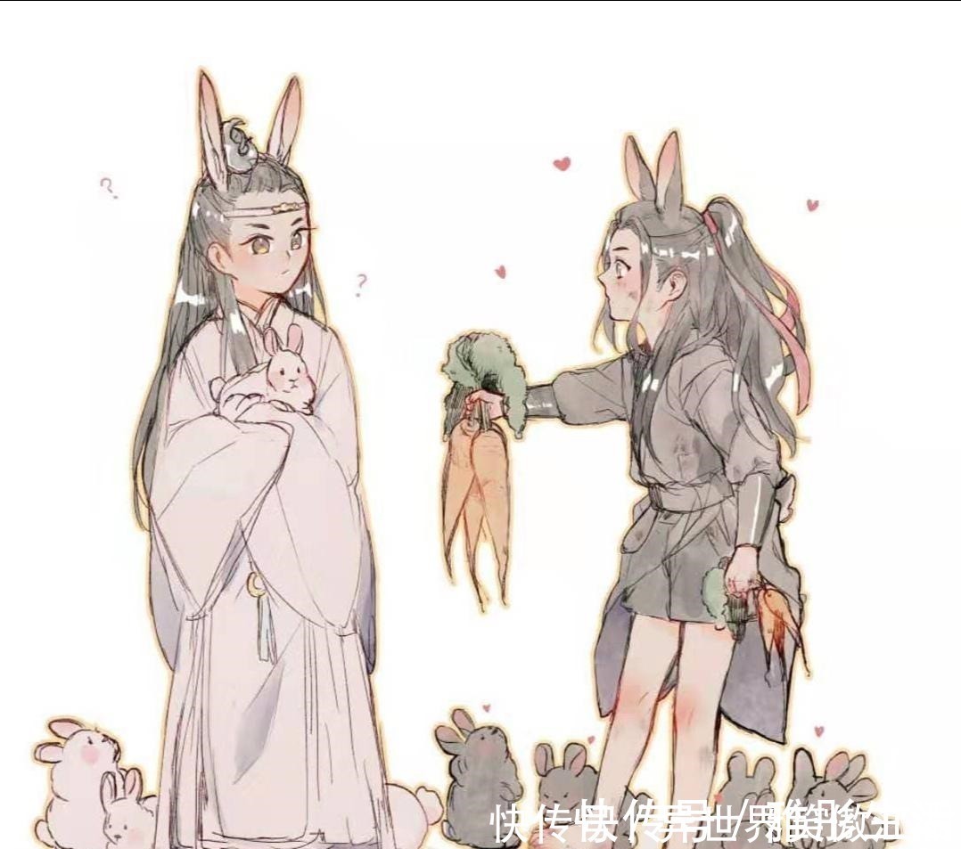 温晁&魔道祖师魏无羡和蓝忘机的三观超级合拍，言行举止都神同步！