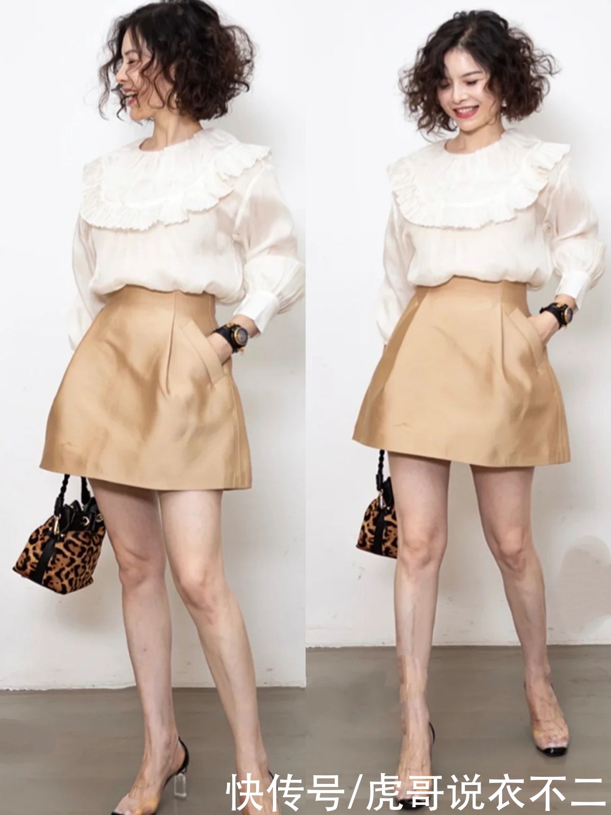 过膝裙|这才是50岁女人最好的模样，体面优雅不扮嫩，每一套都让人惊艳