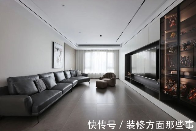 深色|155㎡简约风,承载着三代人的生活,不花哨让家务少一半