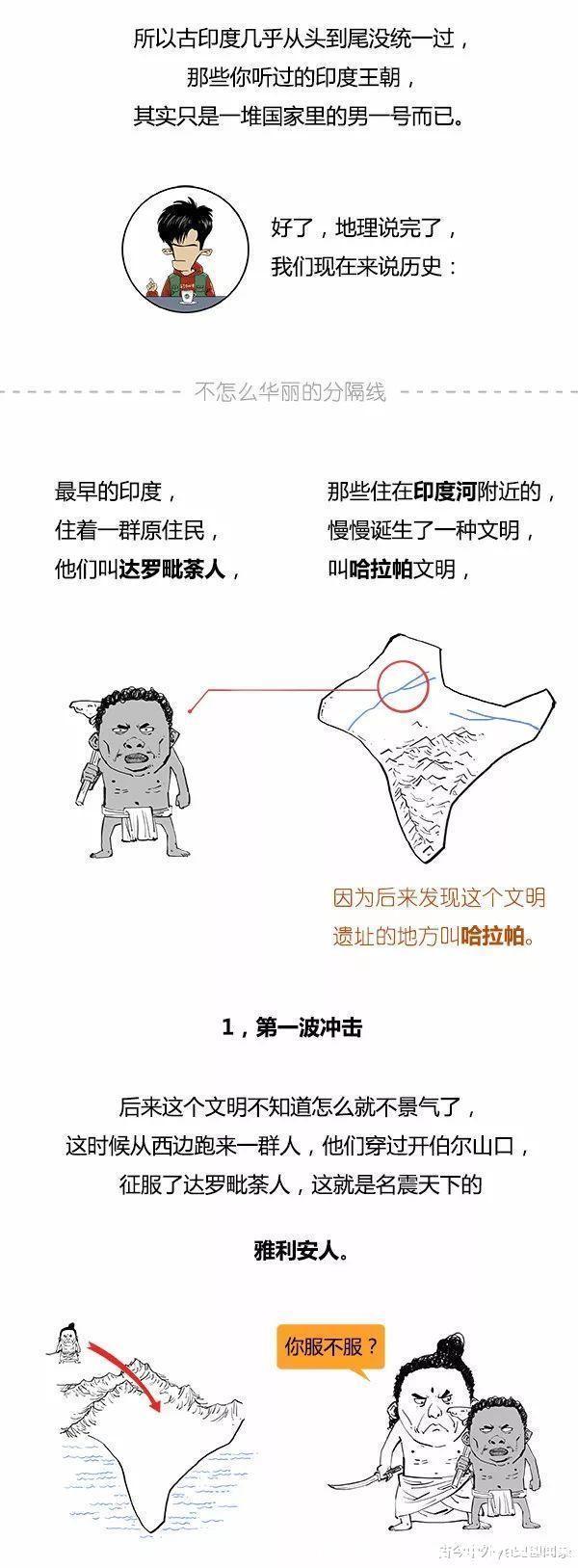 漫画|印度，巴基斯坦，孟加拉，尼泊尔到底啥关系漫画印度史为你揭秘