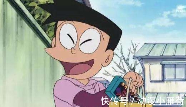 大雄|哆啦A梦:二十年后,大雄娶了静香,看到小夫娶的:抱歉打扰了!