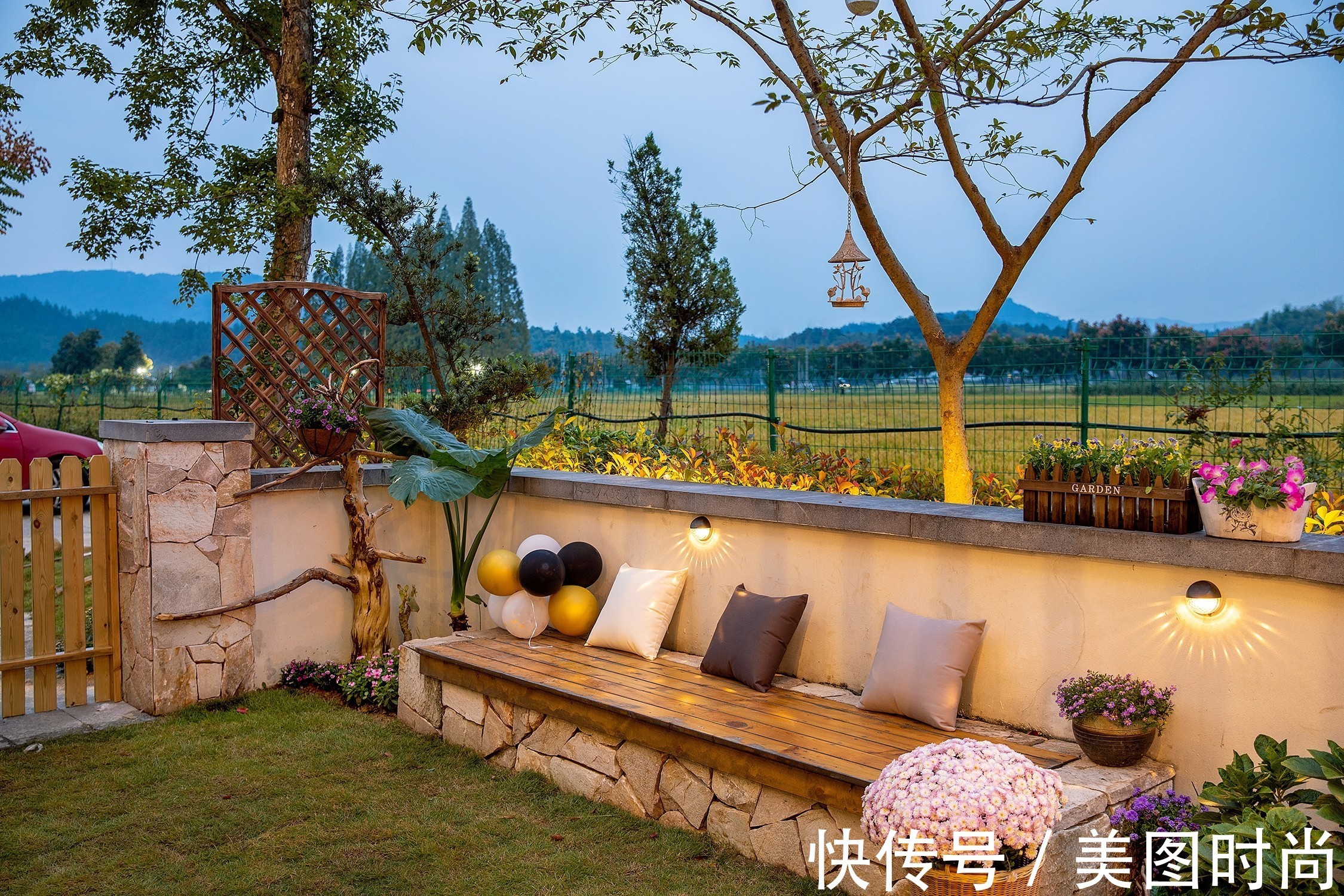 小院|80㎡最美乡村别墅小院,全由自己亲手布置设计,超有成就感