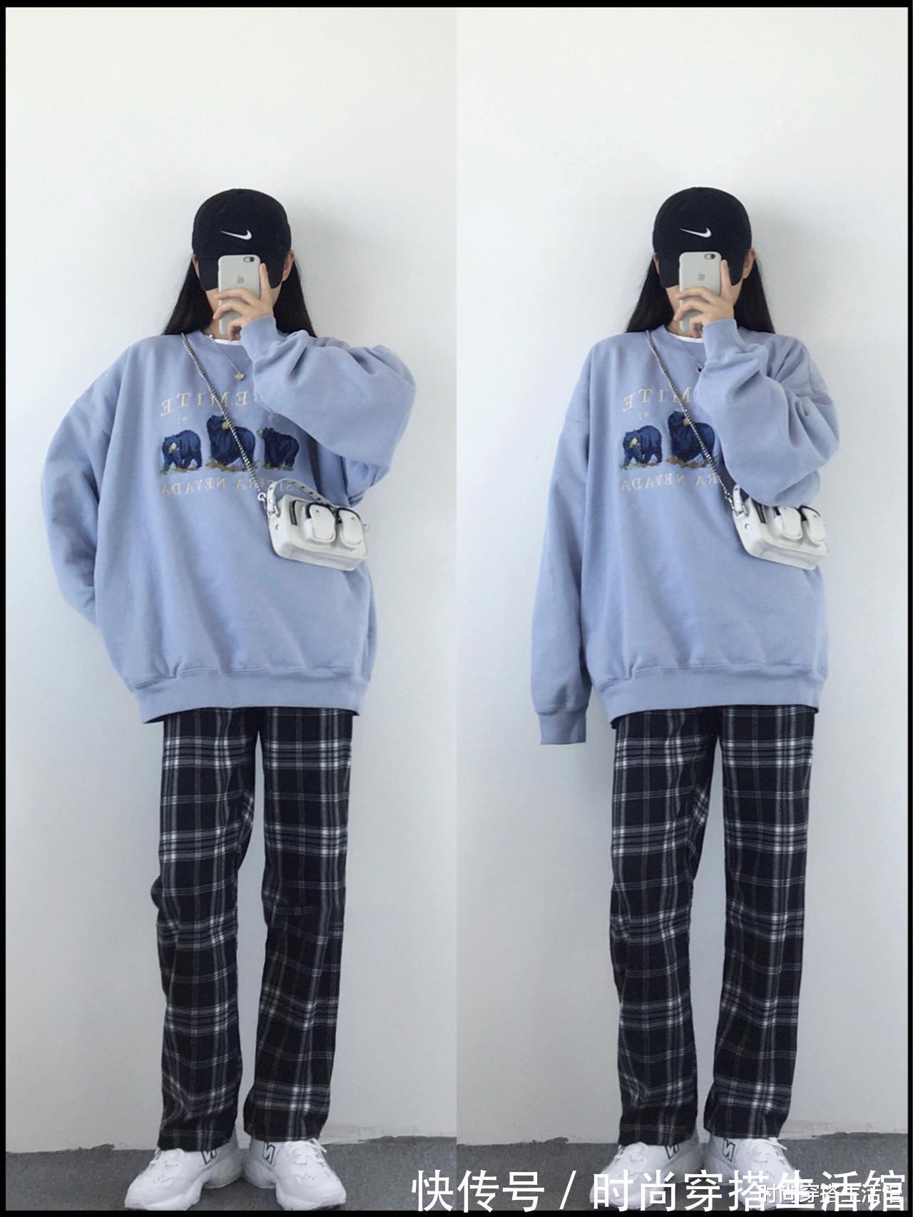 休闲感 立春后,卫衣下面别总配裙子,今年流行这样穿,保暖时髦谁穿谁美