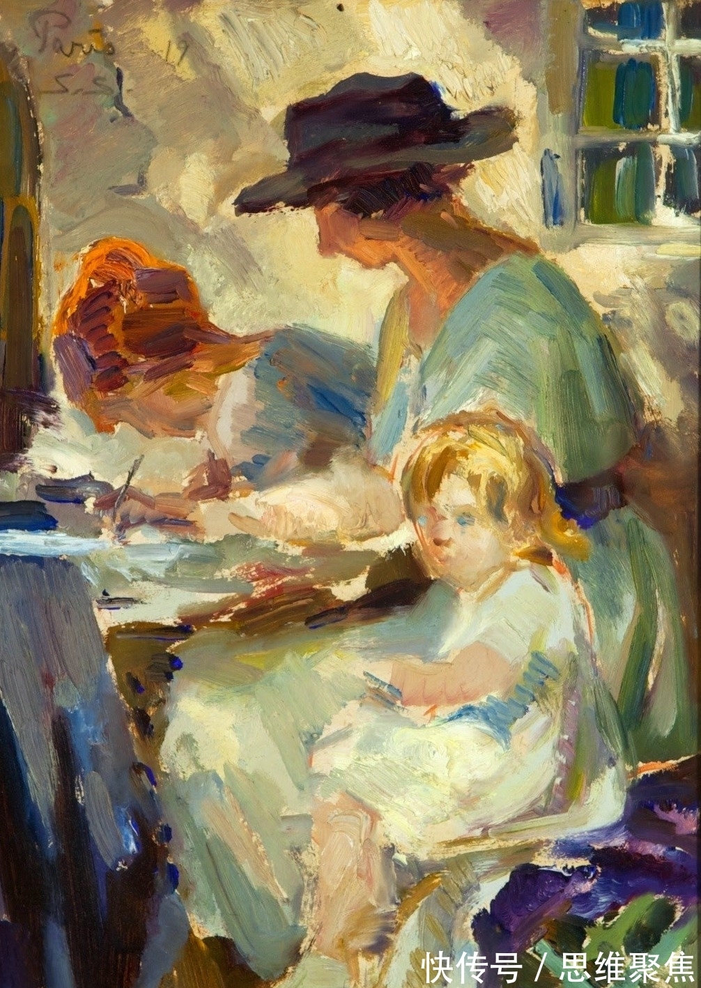 桑特里#笔意未尽的挥洒,印象派画家桑特里的绘画作品