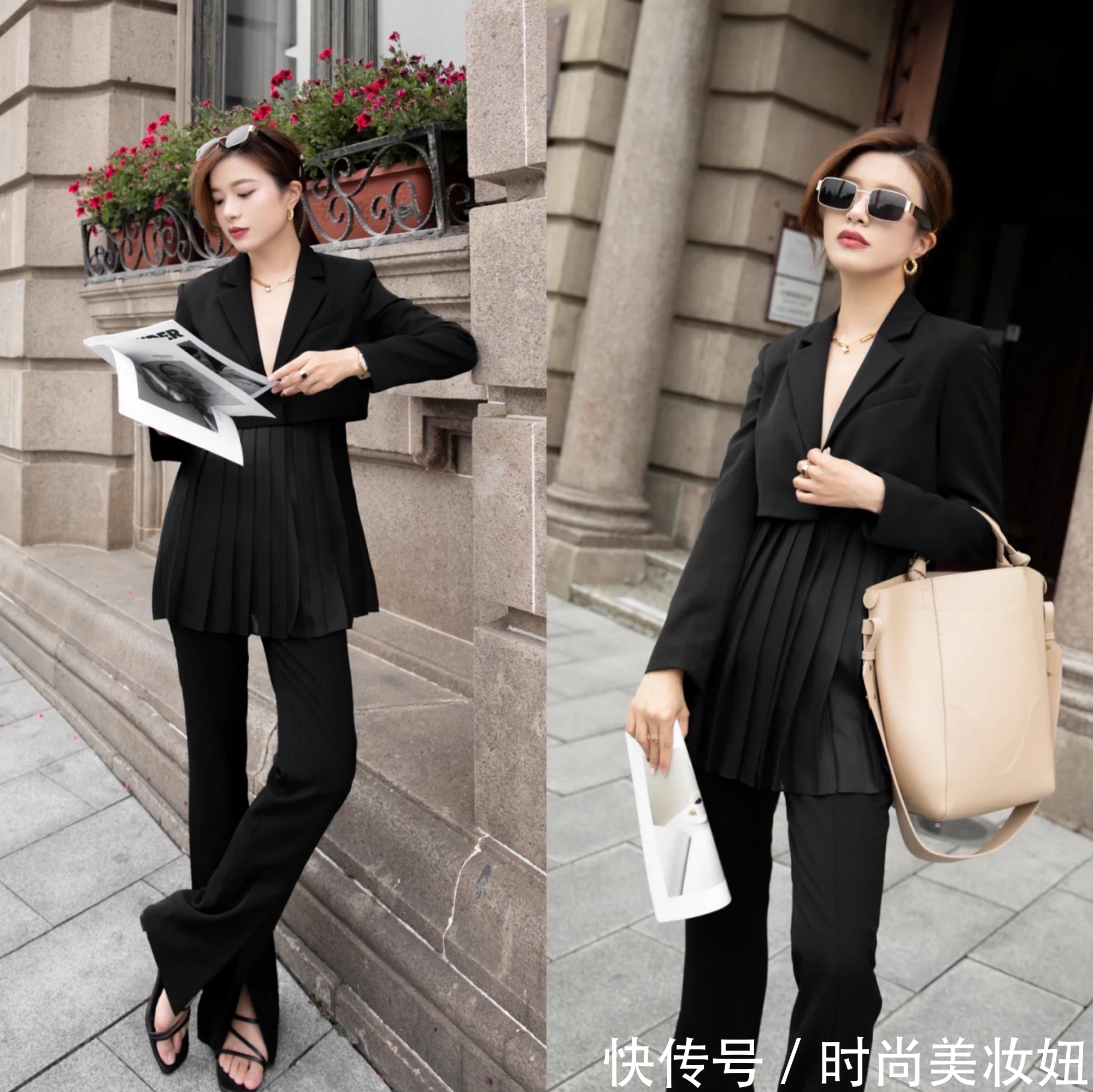 气质|女人过了30岁别再“扮嫩”,学会简洁高级的搭配,气质都升华了