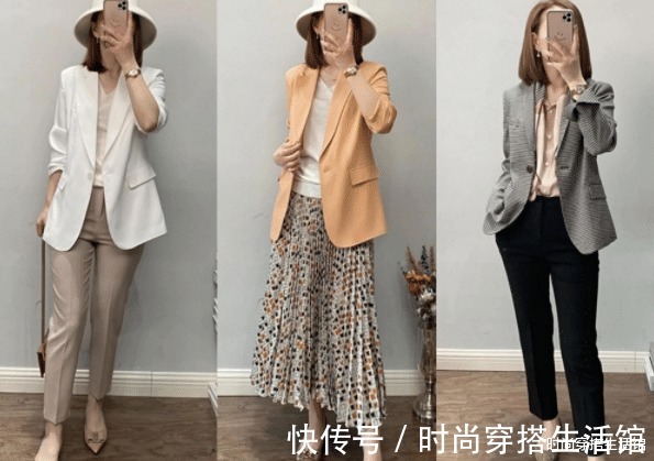 裤子|天凉了,裙子收起来吧!今年流行“薄外套+裤子”,保暖还显气质