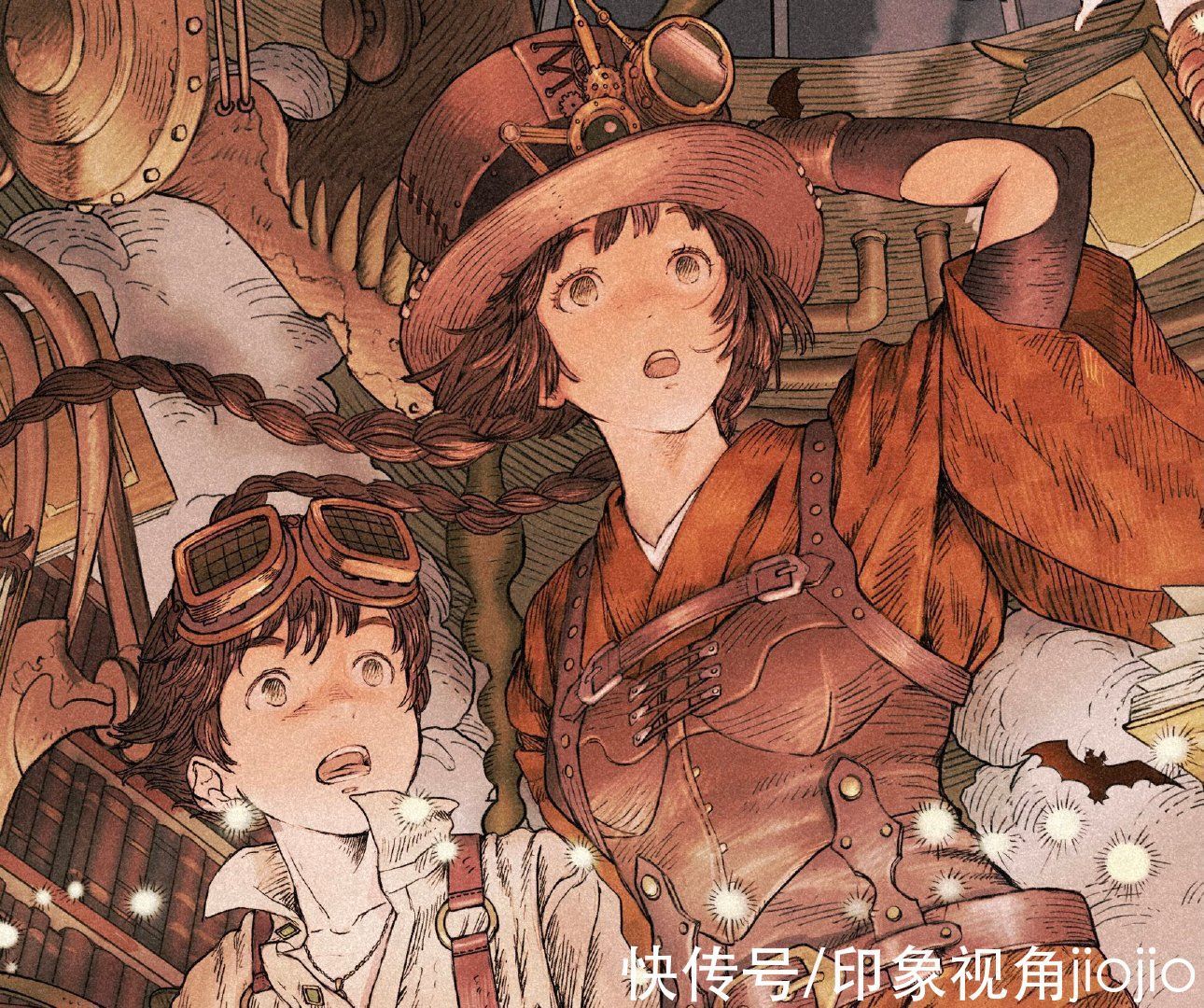 插画#童话风宝藏少女战士插画,熟悉的角色更加梦幻甜美