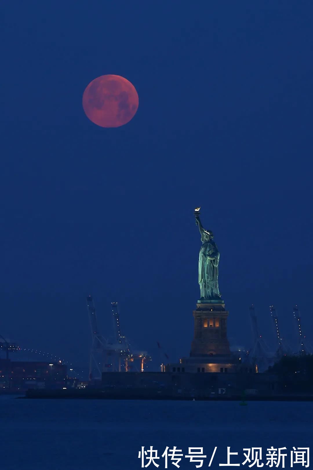 月球 昨夜你可能错过，新鲜的超级红月亮