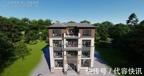 新中式|11.3×11.7米新中式四层别墅,4个客厅这样的户型喜欢吗