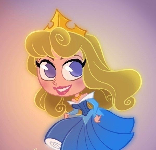 茉莉公主|迪士尼公主变成Q版小精灵,全员化身大眼萌,可爱值简直爆表