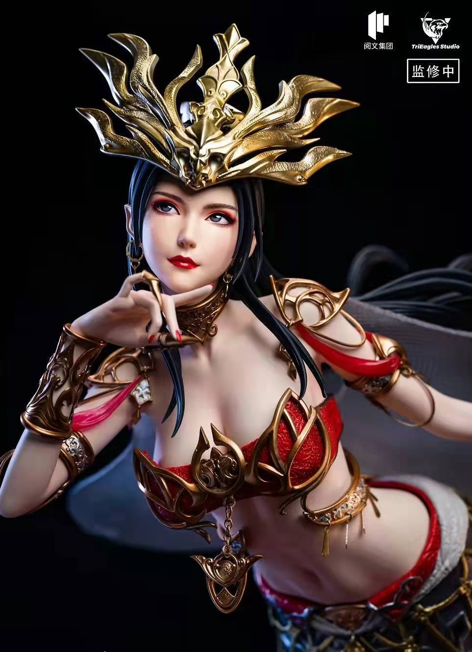 官方微博|美杜莎女王恐怖如斯,限量版雕一上架就缺货,看到价格后网友呆了