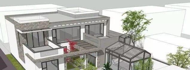 现代感|两层现代别墅,自带阳光房和大露台,更让人心动的是最美庭院