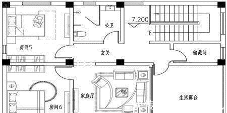 农村|推荐5款三层别墅设计图纸，最适合农村建的房子