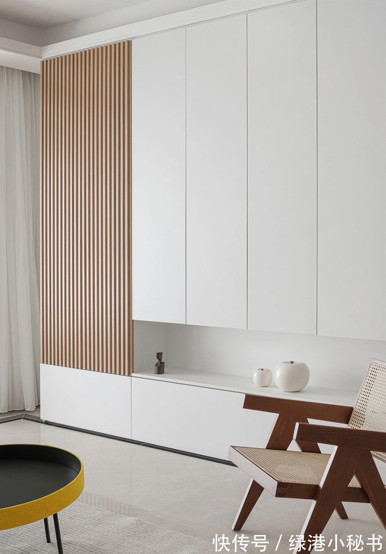 原木|装修案例欣赏:回归本质,120平现代风格打造静怡之家!