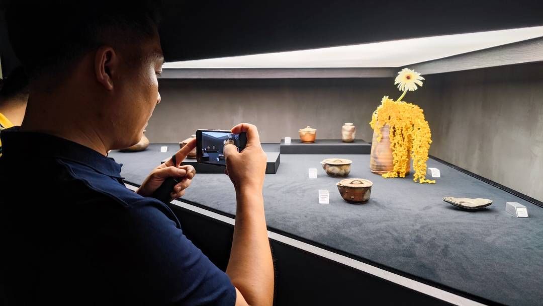 马一平|“观止”艺术展揭幕，川渝画家与中国台湾陶艺家“珠联璧合”