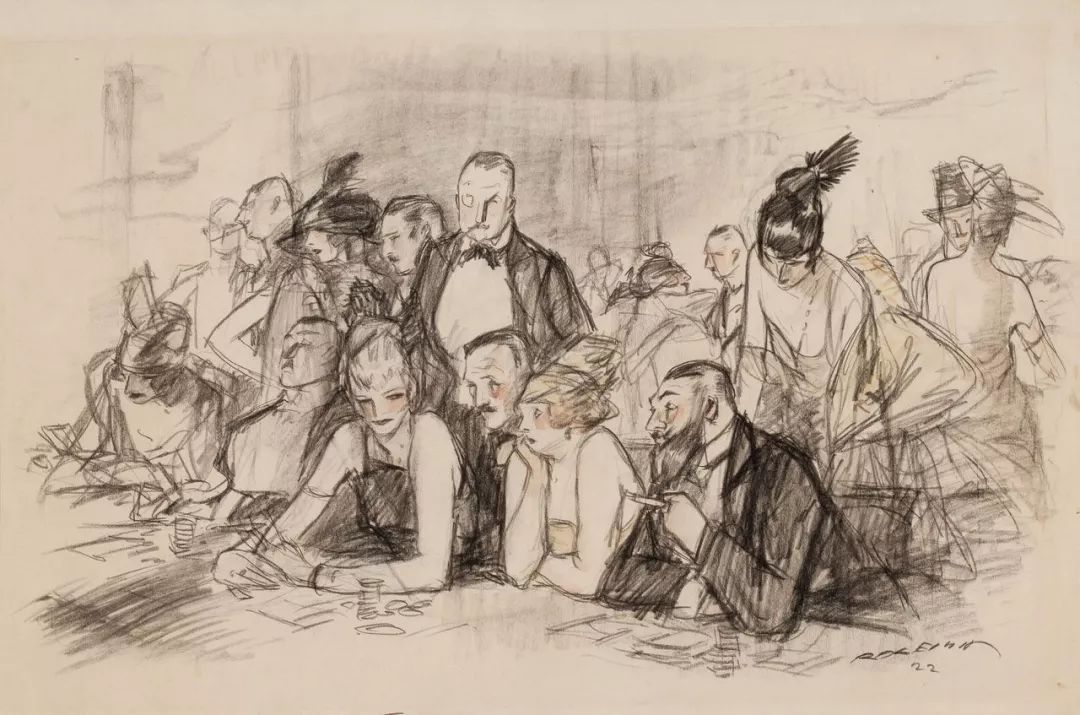 上流社会@美国最伟大的插画家,记录了上流社会的男男女女纸醉金迷的情景