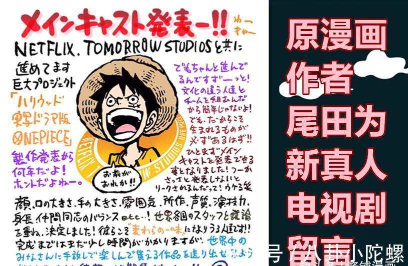 尾田|《海贼王》新真人版,新田真剑佑扮演索隆,粉丝吐槽主角团很奇特