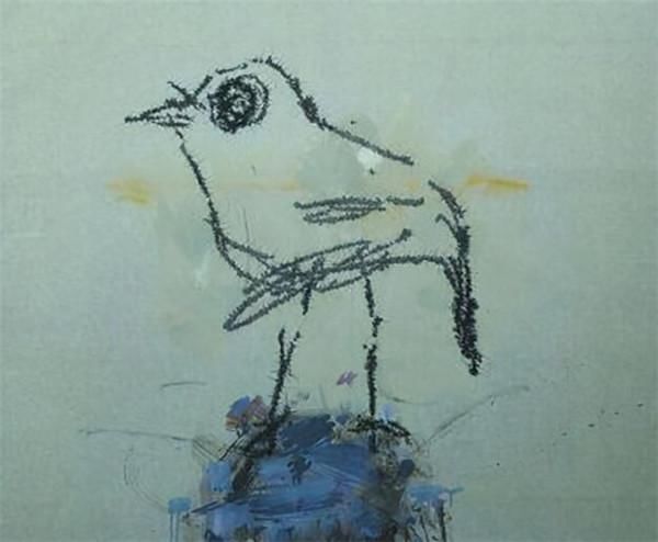 画家|他画一只鸟卖了82万，网友质疑：不如小学生，专家：往鸟眼睛里看