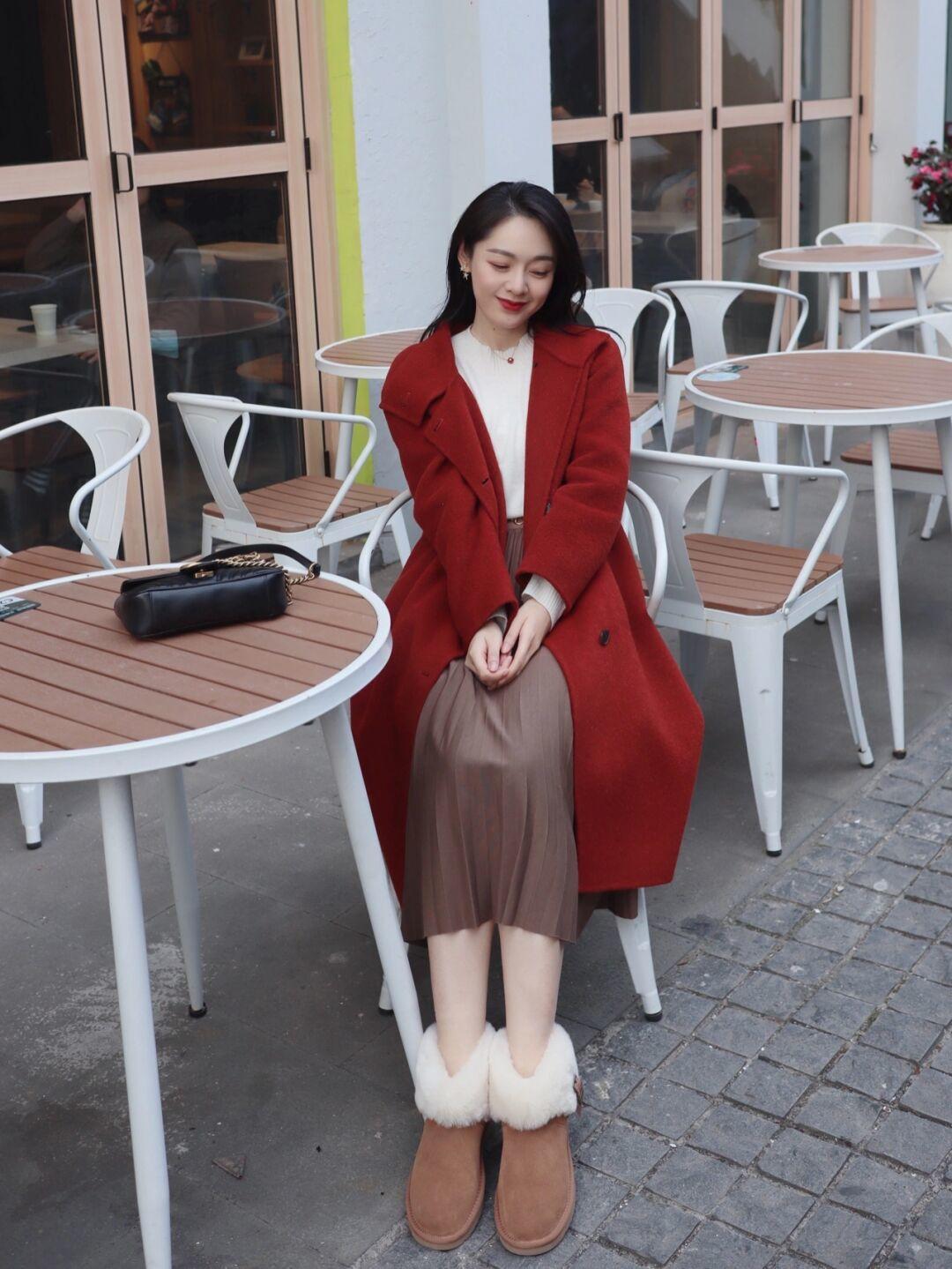 博主 羽绒服太显胖了,快来试试这些“大衣”,温柔保暖又有格调