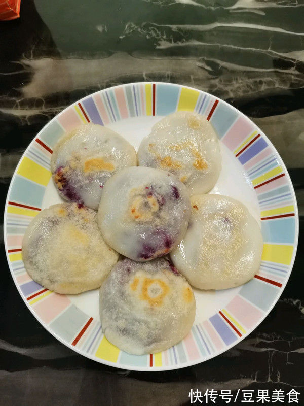 早上不知道吃什么，一碗紫薯饼全搞定