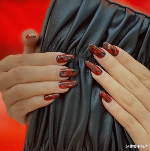 欧美酷帅风美甲,酷girl必备!