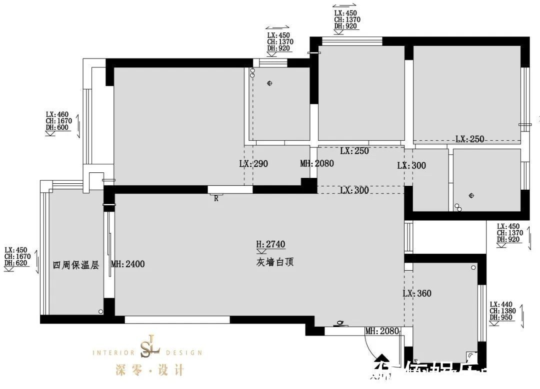 空间|99㎡装修坚持做一体化，该有功能区一个没少，空间反倒更敞亮了