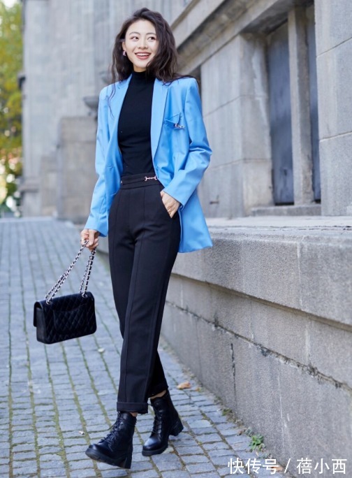 九分裤|穿西装外套别总是配裙子,搭配这些裤装更高级时髦,梨型身材必入