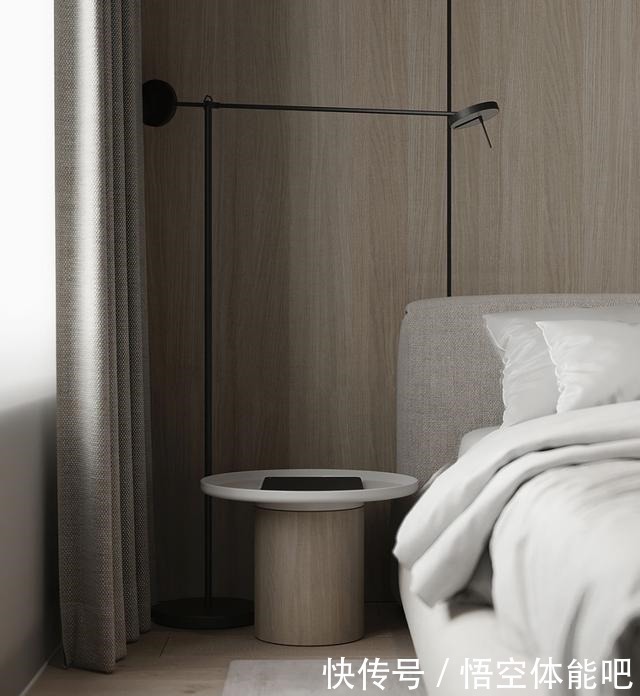 背景墙|看了他“空空荡荡”的家,叫我羡慕不已,全屋原木风,太高级了!