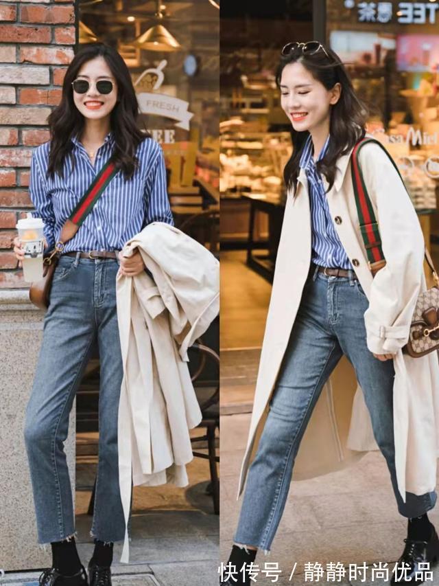 碎花连衣裙 这个秋天“风衣”又火了!学会这几个穿搭小思路,简约且耐看