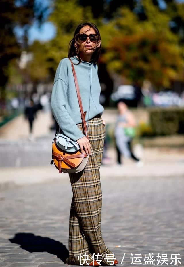 入春,你穿针织衫+阔腿裤的样子=简直太气质了