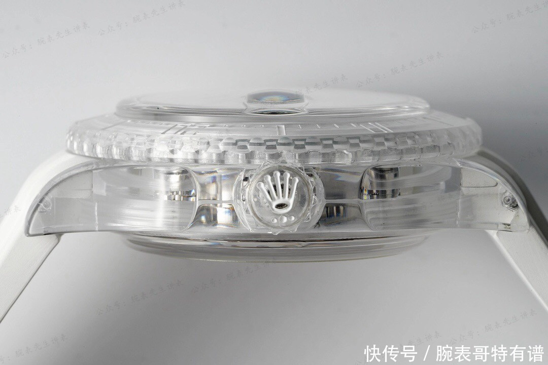 全水晶壳机身，爆改劳力士水鬼！撞表率为零的劳力士透明水鬼！